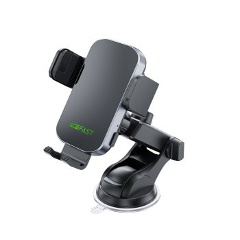 Bezvadu auto lādētājs Acefast D53 Automātiskā skava Melns | Phone Car Charger