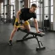Битумные гантели для тренировок 4FIZJO 2 x 8 кг, черные