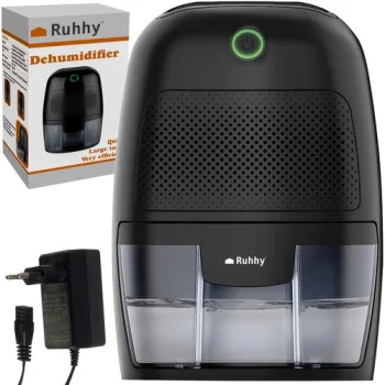 Air Dehumidifier Ruhhy 21845 600 ml 22.5 W, Black