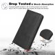 Google Pixel 7a Wallet Design Card Slots Leather Phone Case Cover, Black