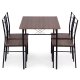 ModernHome VERONA 5 Piece Dining Table Set for Kitchen and Dining Room