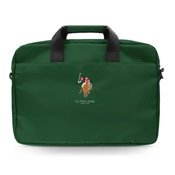 US Polo Assn. Polo Embroidery sülearvutikott kuni 16", roheline