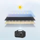 Choetech SC009-V2 salokāms saules lādētājs 100W, melns