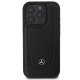 Apple iPhone 16 Pro 6.3\'\' Mercedes Leather Urban Case Cover, Black | Telefona Maciņš Vāks Apvalks Bampers