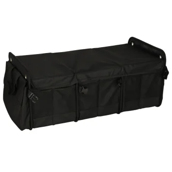 Automašīnas bagāžnieka organizators ar termomasu XXL 37x75x32cm, melns
