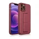 Telefona vāciņš priekš iPhone 12 Pro ar integrētu statīvu, sarkans
