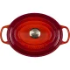Čuguna pīle Le Creuset Signature Casserole, ovāla, 29 cm, Cerise