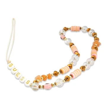 Подвеска для телефона Guess Beads Bohemia GUSTBOHP коричневая