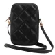 Сумка для телефона Guess Zip Quilted 4G, черная