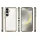 Outer Space Case for Samsung Galaxy S25 Edge Flexible Frame Cover, Translucent Black