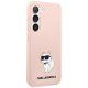 Karl Lagerfeld Silicone Case for Samsung Galaxy S23 S911 Pink