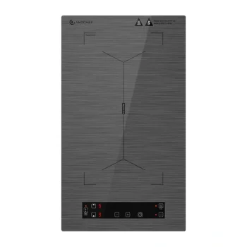 AMZCHEF CE-FS-IRC119B33 2 keedualaga induktsioonpliidiplaat, Flex Zone