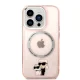 Karl Lagerfeld Iconic & Choupette MagSafe vāciņš iPhone 14 Pro Max - rozā | Karl&Amp;Choupette Phone Case Cover Pink