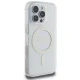 Чехол Guess для iPhone 16 Pro Max IML Glitter Circle MagSafe, прозрачный