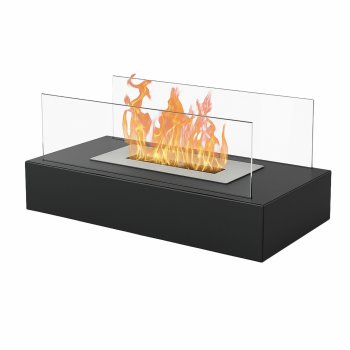 Настольный биокамин бездымный для дома и террасы, черный