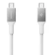 Spigen Essential EB10015CC USB-C uz USB-C kabelis 100W 150cm, balts
