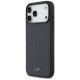 Mercedes Leather Laurel Leaves Stripes MagSafe vāciņš iPhone 17 Pro Max Zils