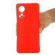 Huawei Nova 9 (NAM-AL00, NAM-LX9) / Honor 50 Soft Liquid Silicone Anti-Scratch Protective Case Cover, Red