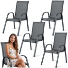 Sofotel SO-980 Set of 4 Outdoor Textilene Garden Chairs