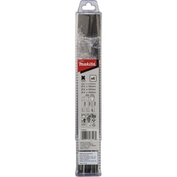 Makita D-58920 SDS-Plus urbju un kaltu komplekts, 6 gab.