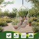 Hanging Hammock Chair Garden Swing Gardlov 210cm 150kg, beige