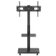 Мобильная стойка для ТВ Ergo Office ER-304 B, 37-75\", 50 кг, VESA 600x400, Черная