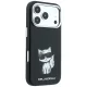 Karl Lagerfeld Smooth Choupette Sketch MagSafe vāciņš iPhone 18 Pro Max / 17 Pro Max, melns