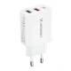 Wozinsky CWCUCW 30W USB-C / 2 x USB-A lādētājs - Balts