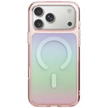 Чехол Uniq Coehl Estelle с магнитной зарядкой для iPhone 18 Pro / 17 Pro, розовый