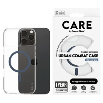 PanzerGlass iPhone 16 Pro Max vāciņš Flagship MagSafe, zils