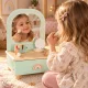 LULILO mini children\'s dressing table with LED mirror, mint
