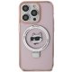 Karl Lagerfeld iPhone 15 Pro Case Magsafe Ringstand, Pink