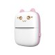 HURC9 Bluetooth Thermal Printer Mini Kitty with App - Pink