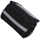 Bike handlebar bag with reflective elements, 3.5L, black