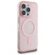 Guess GUHMP16LHFGEREP iPhone 16 Pro 6.3" pink/pink hardcase IML Glitter Circle MagSafe