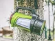 Rechargeable LED Searchlight with Powerbank Function, Black/Green