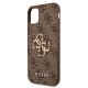 Guess futrālis iPhone 11 / XR no 4G sērijas Big Metal Logo - brūns | case for from the series brown