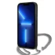 Чехол Karl Lagerfeld Textured & Chain для iPhone 13 Pro / 13 - Черный
