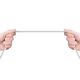 Dudao USB / Apple Iphone Lightning Data Charging Cable 5A 2m, White | Ātrās Uzlādes Lādētājvads Datu Pārraides...