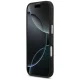 Guess iPhone 17 vāciņš PU Leather Case Triangle Logo MagSafe, melns