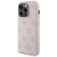 Apple iPhone 15 Pro 6.1\'\' Guess 4G Metal Logo + 5000mAh MagSafe Power Bank Case Cover, Pink | Чехол Кейс...