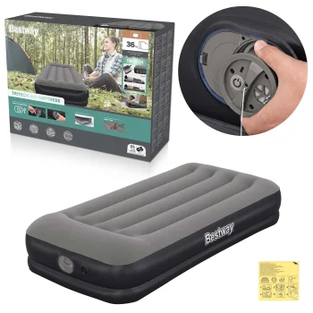 Надувной матрас Bestway 671Bt со встроенным насосом, 191x97x36 см