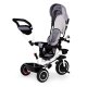 ECOTOYS 3-in-1 Kids Tricycle with 360° Rotating Seat, Grey