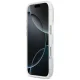 Guess IML 4G Script metāla vāciņš iPhone 17 Pro – balts | Phone Case Cover