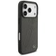 Mercedes Leather Large Laurel Leave MagSafe Phone Case Cover iPhone 17 Pro - Black and Gray