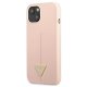 Apple iPhone 13 mini 5.4\'\' Guess Silicone Triangle Case Cover (GUHCP13SSLTGP), Pink | Telefona Maciņš Vāks Apvalks...