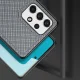 Чехол Dux Ducis Fino для Samsung Galaxy A73 с нейлоновым покрытием, синий