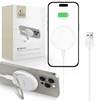 Беспроводное зарядное устройство Tech-Protect QI15W-A33 с MagSafe и...