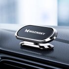 Wozinsky Flat Vehicle Mount Magnetic Phone Holder Bracket for Dashboard, Silver | Magnētisks Automašīnas Telefona Turētājs