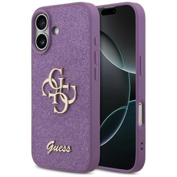 Guess Fixed Glitter Big 4G vāciņš Apple iPhone 17 lillā